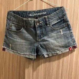 Esprit edc light blue denim shorts XS